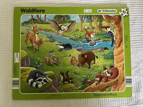 Larsen Griffpuzzle – Waldtiere
