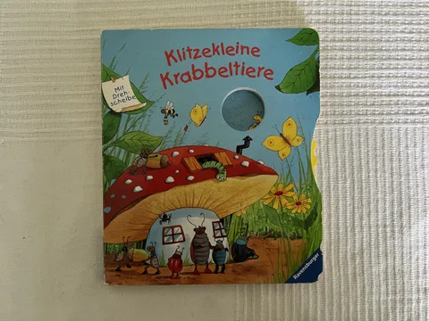 Klitzekleine Krabbeltiere – Buch mit Drehscheibe