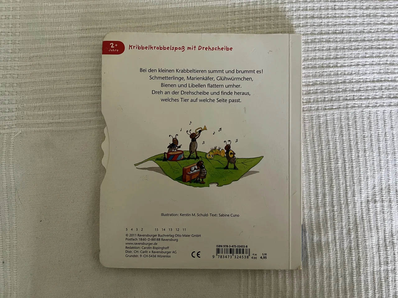 Klitzekleine Krabbeltiere – Buch mit Drehscheibe – Bild 2