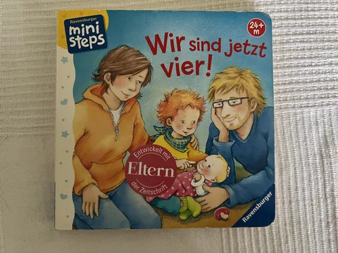 Wir sind jetzt vier! – ministeps Familienbuch