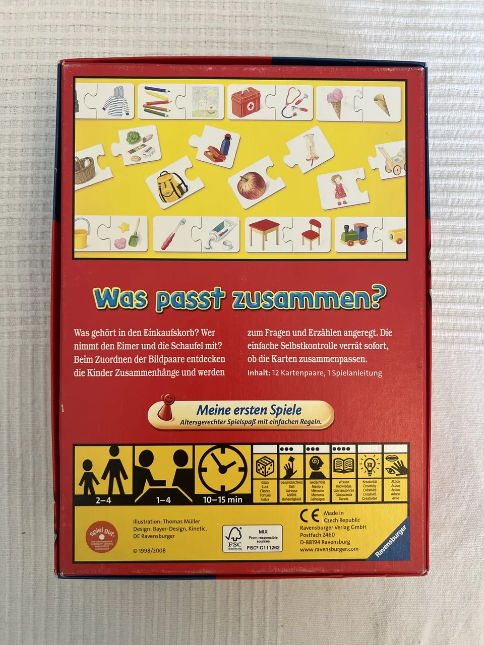Ravensburger Meine ersten Spiele – Was passt zusammen? – Bild 2