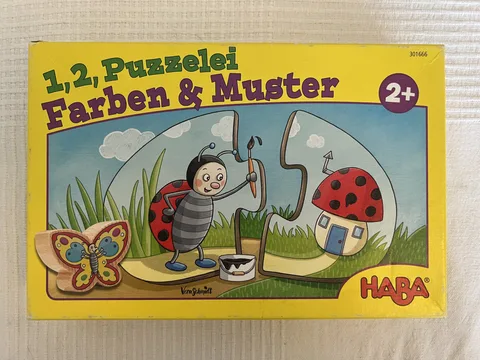 HABA 1, 2, Puzzelei – Farben & Muster