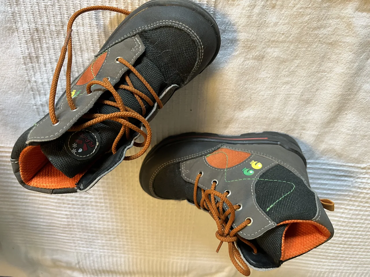 Pepino gefütterte Winterstiefel orange – Gr. 26 – Bild 3