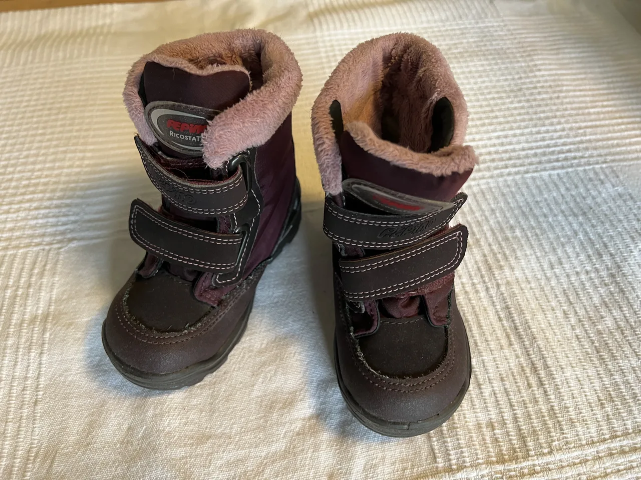 Pepino gefütterte Winterstiefel lila – Gr. 22 – Bild 2