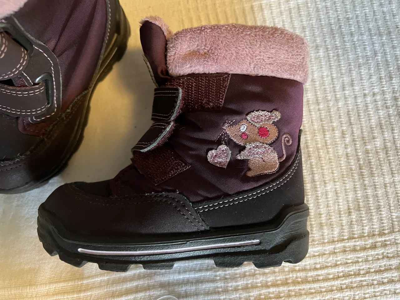 Pepino gefütterte Winterstiefel lila – Gr. 22 – Bild 3