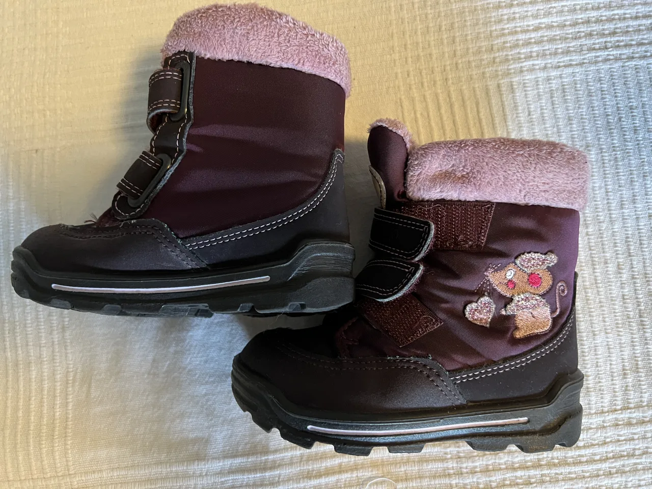 Pepino gefütterte Winterstiefel lila – Gr. 22 – Bild 4