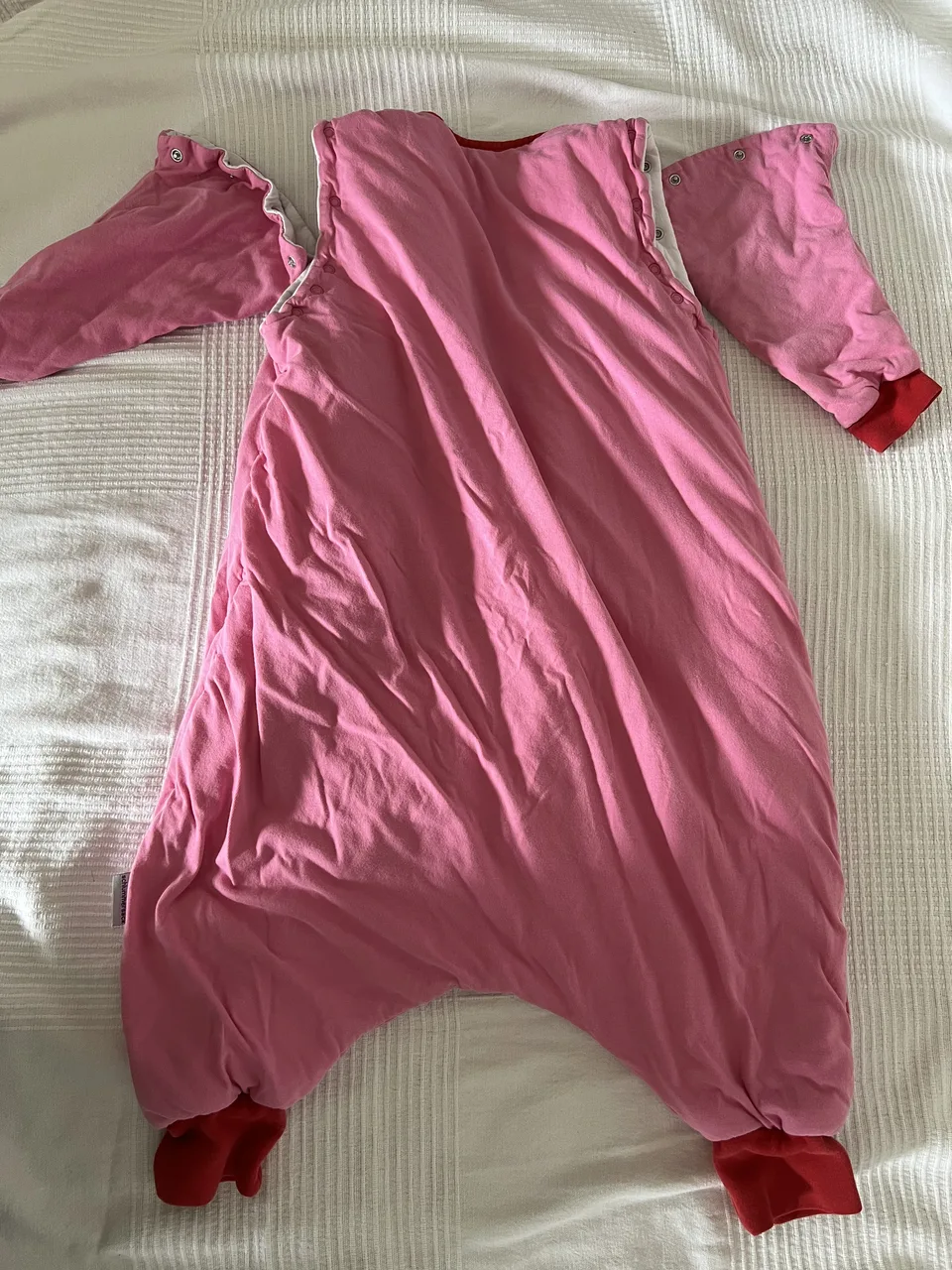 Schlummersack 2,5 TOG – 90 cm – Apfelmotiv – mit Füßen – Bild 4