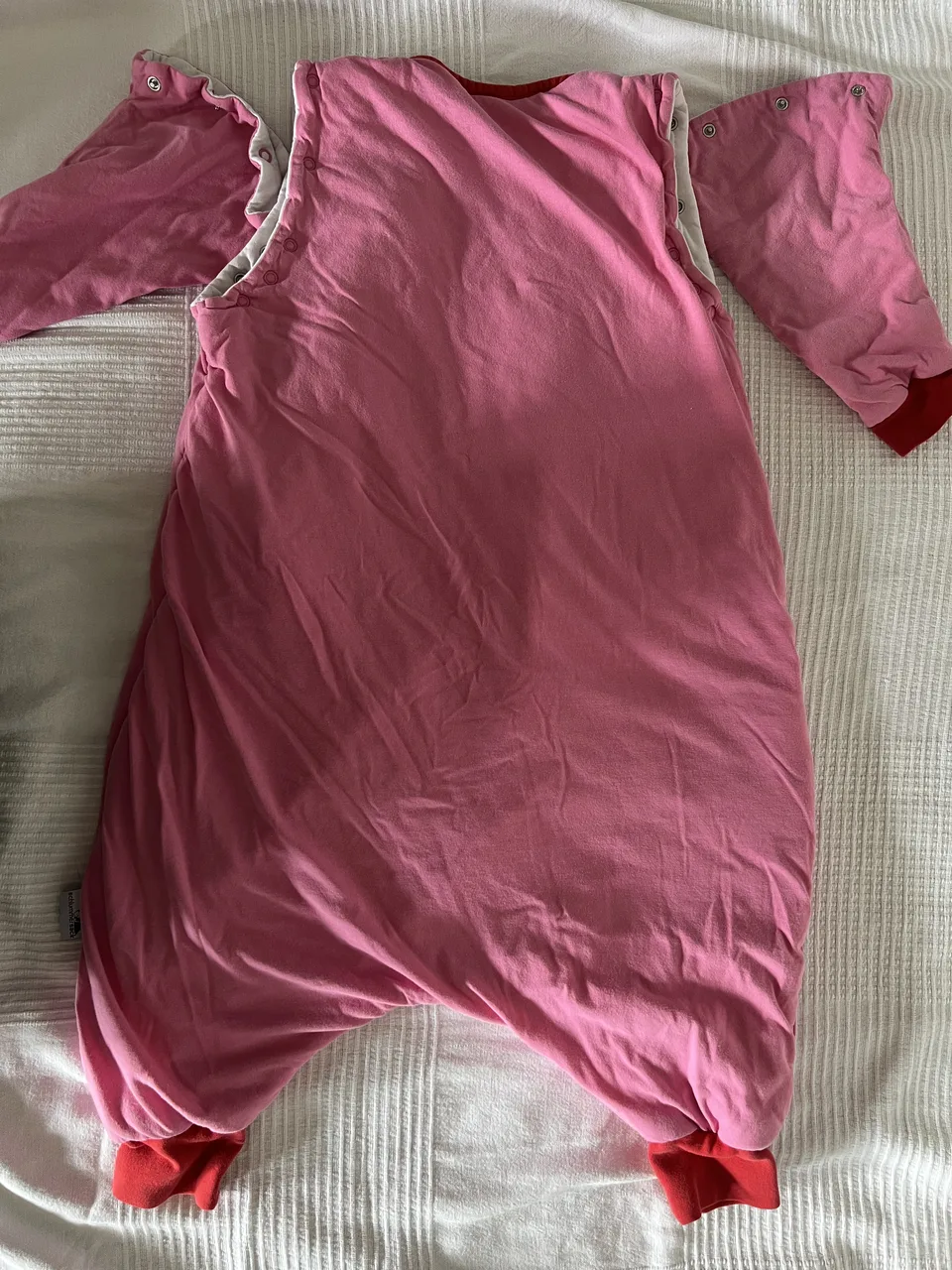 Schlummersack 2,5 TOG – 90 cm – Apfelmotiv – mit Füßen – Bild 5