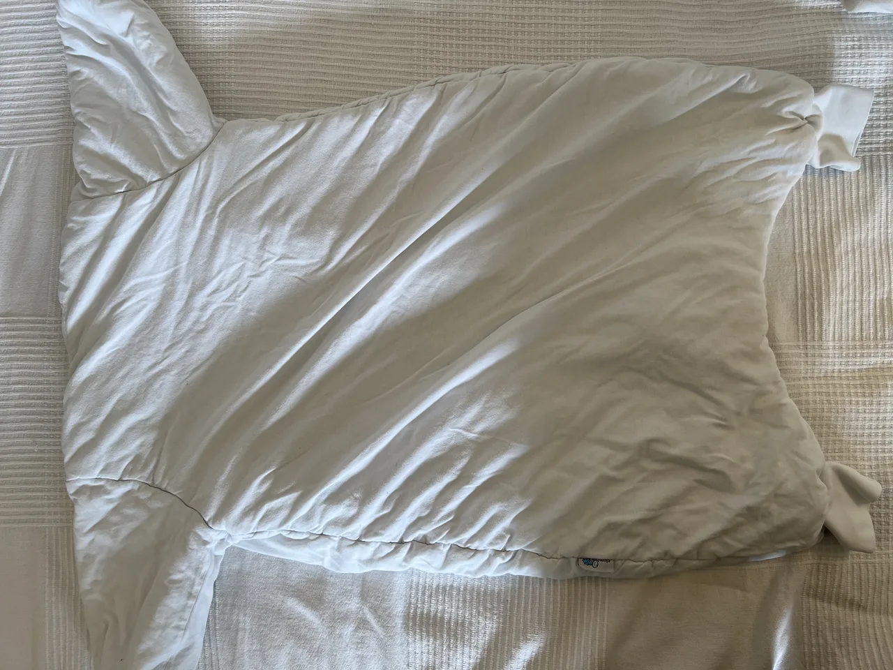 Schlummersack 3,5 TOG – 90 cm – Teddy – mit Füßen – Bild 4