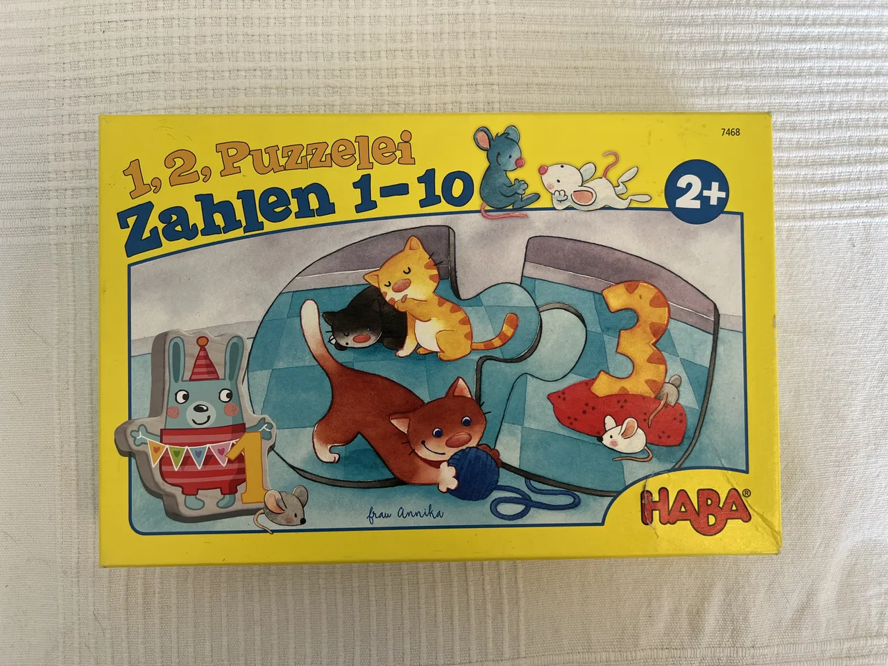 HABA 1, 2, Puzzelei – Zahlen 1–10 – Bild 1