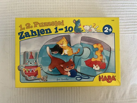 HABA 1, 2, Puzzelei – Zahlen 1–10