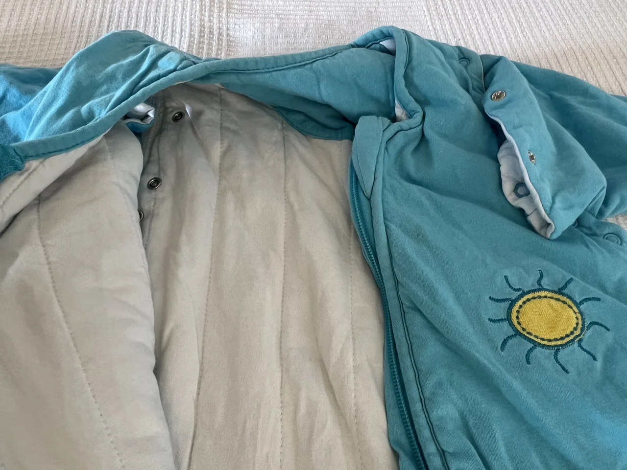 Schlummersack 2,5 TOG – 90 cm – Pferd – mit Füßen – Bild 3