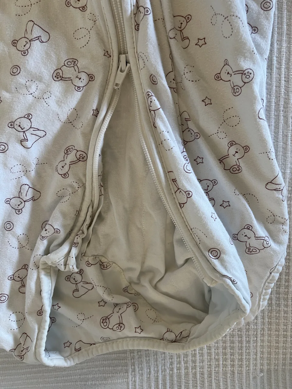 Schlummersack 1,0 TOG – 100 cm – Häschen – mit Füßen – Bild 2