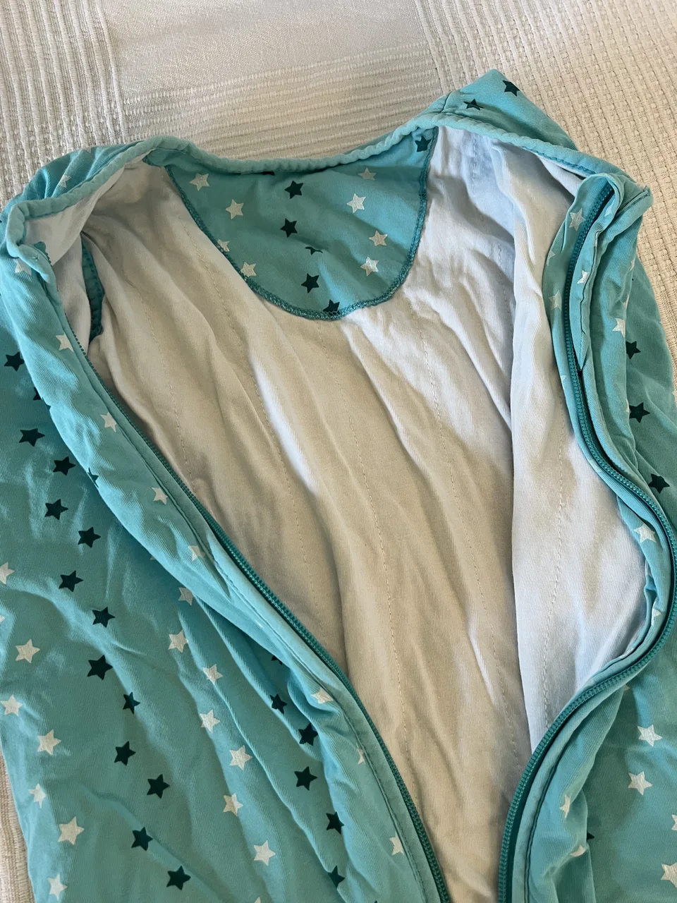 Schlummersack 1,0 TOG – 100 cm – Sterne – mit Füßen – Bild 2