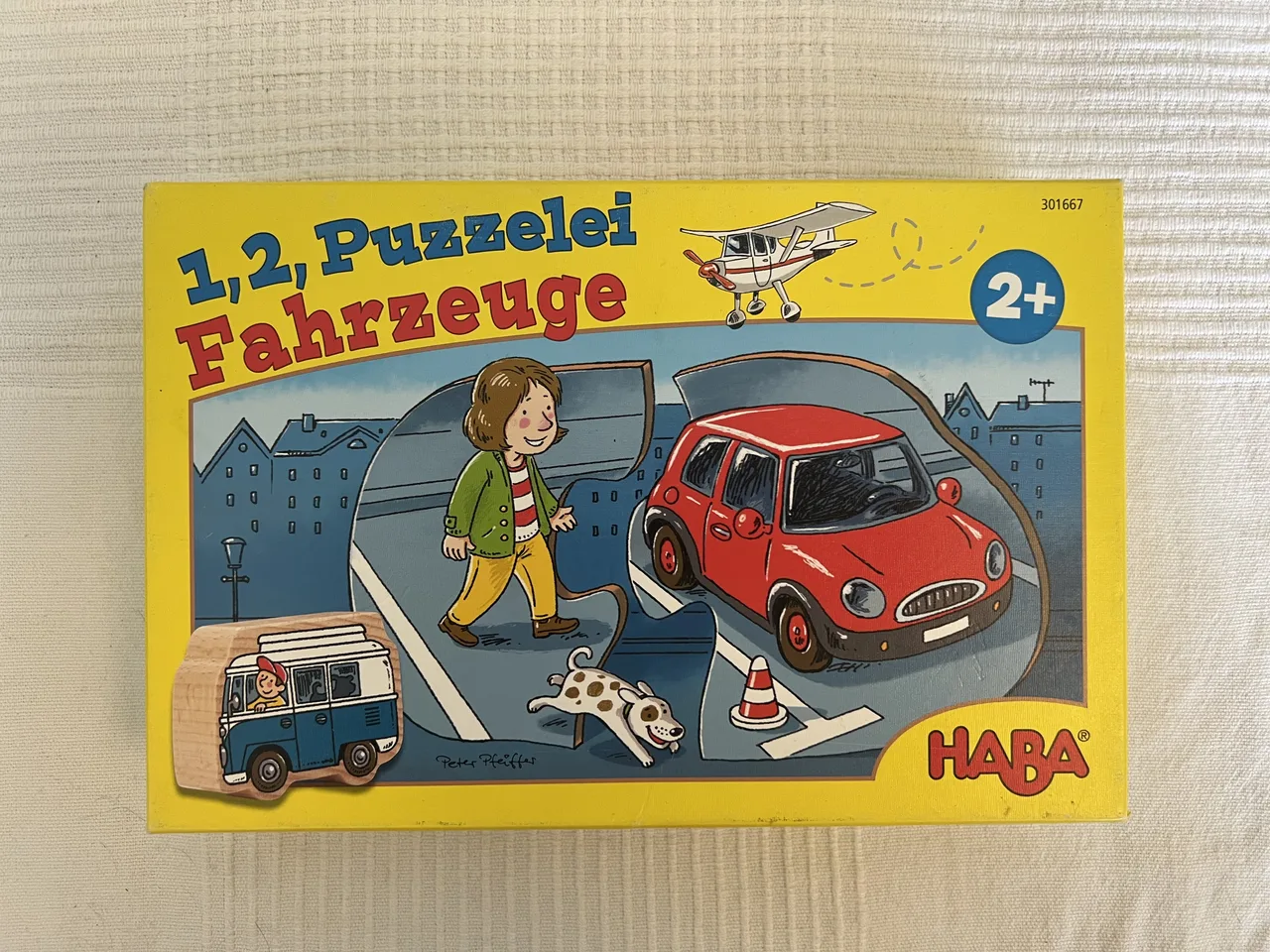 HABA 1, 2, Puzzelei – Fahrzeuge – Bild 1