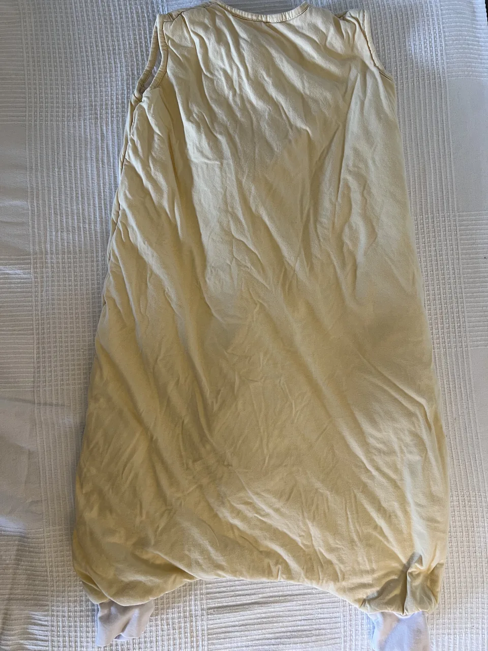Schlummersack 2,5 TOG – 100 cm – beige – mit Füßen – Bild 5