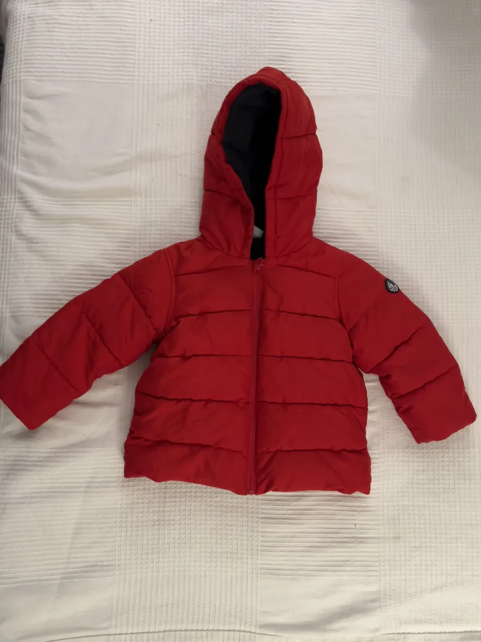 Petit Bateau Stepp-Winterjacke 24M/86 – rot – Bild 1