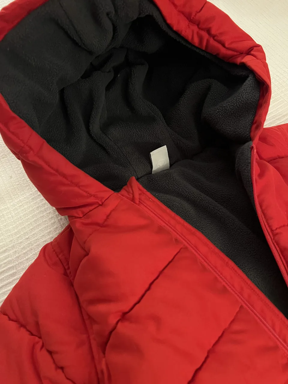 Petit Bateau Stepp-Winterjacke 24M/86 – rot – Bild 3