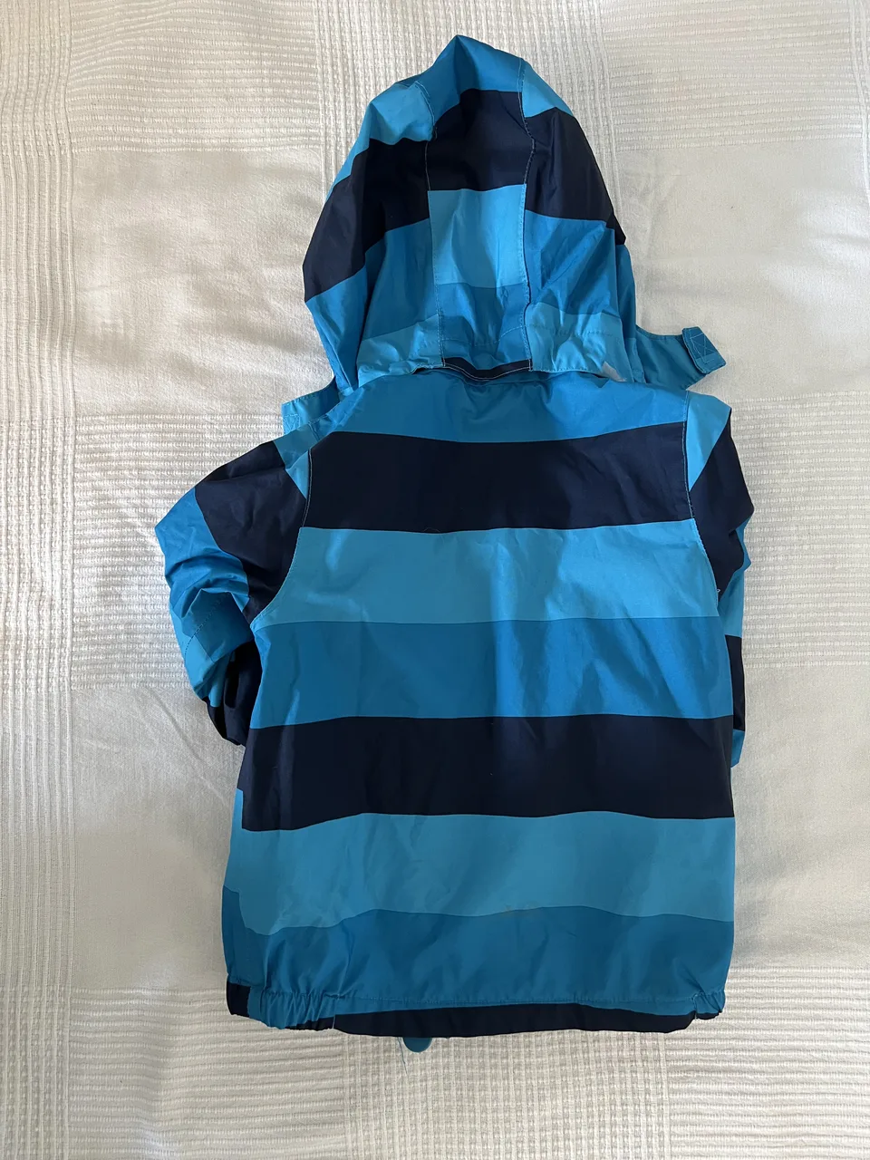 Rain Essentials Übergangsjacke Gr. 86/92 – blau gestreift – Bild 5