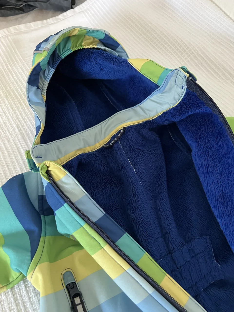 JAKO-O Softshell-Overall Gr. 80/86 – bunt gestreift – Bild 4