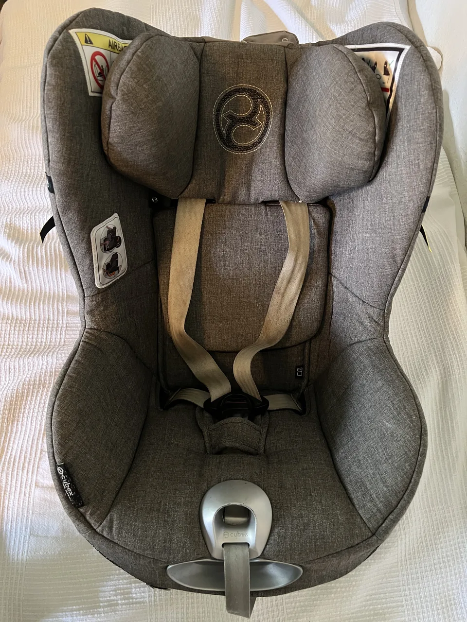 Cybex Sirona Z i-Size Plus Reboarder / Autoschale mit Basis, 45–105 cm – Soho Grey – Bild 1