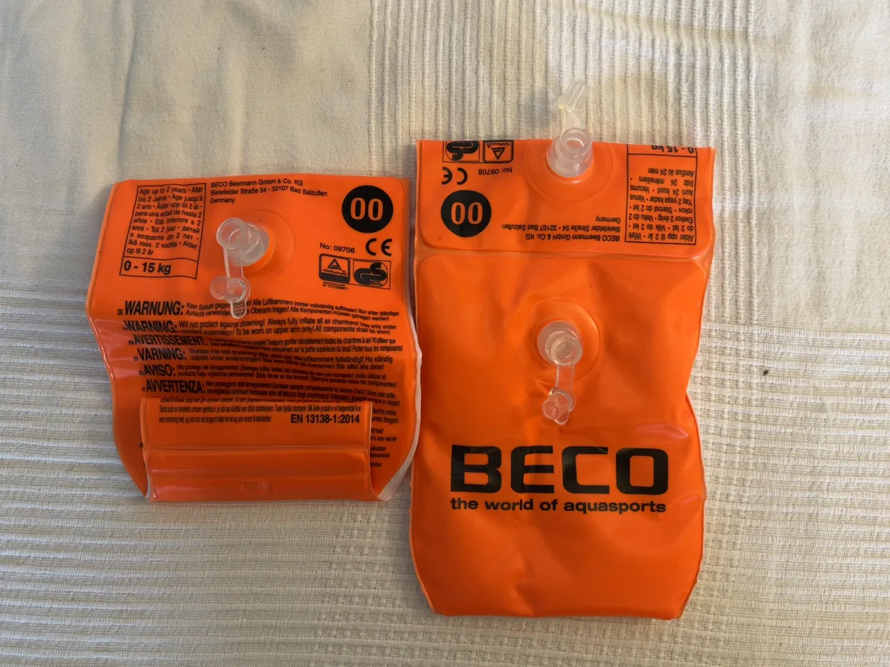 Beco Schwimmflügel Gr. 00 – neu & unbenutzt – Bild 1