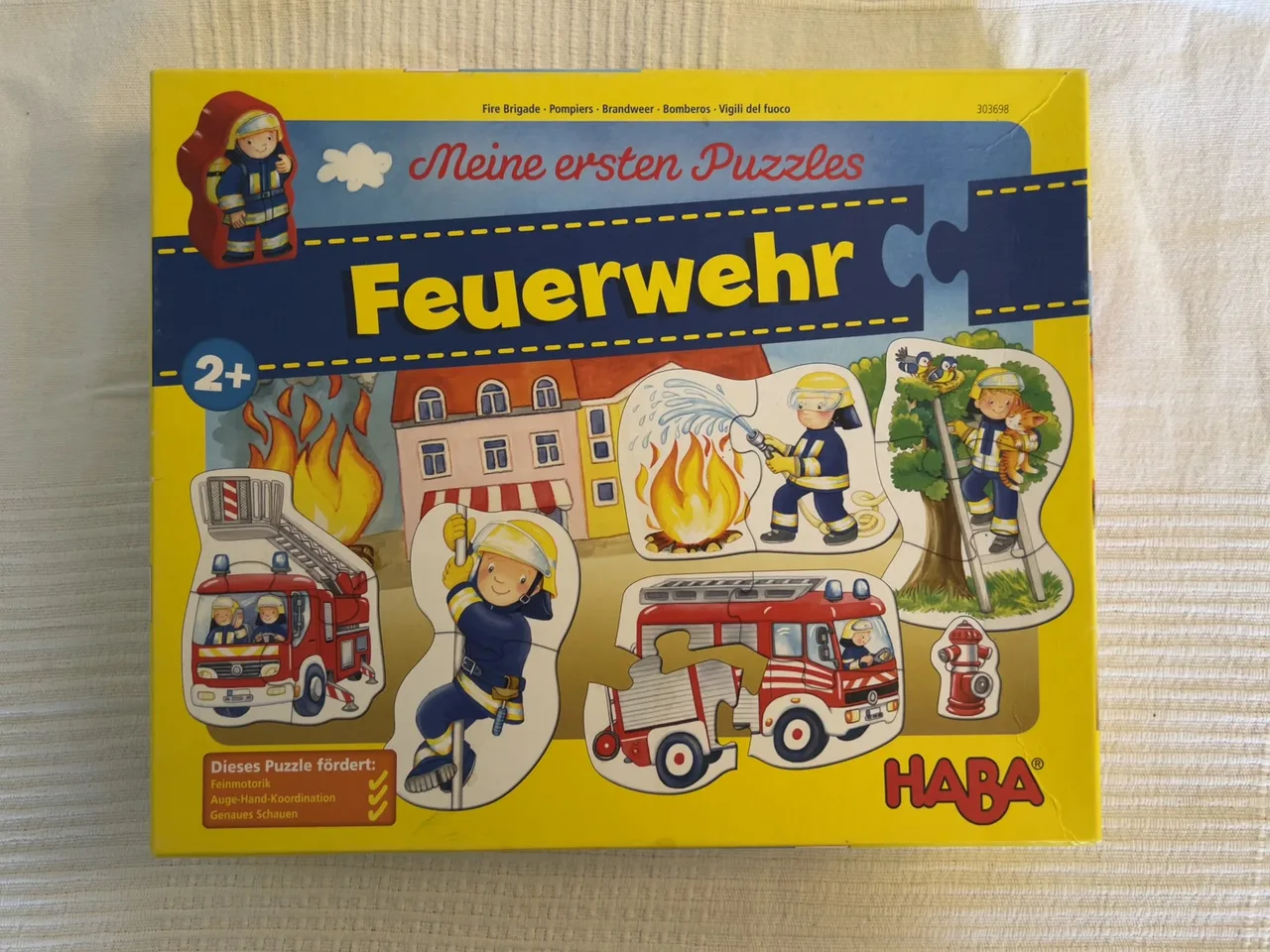 HABA Meine ersten Puzzles – Feuerwehr (ab 2 Jahren) – Bild 1