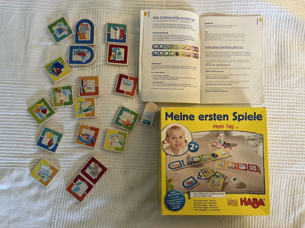 HABA Meine ersten Spiele – Mein Tag (ab 2 Jahren) – Bild 2
