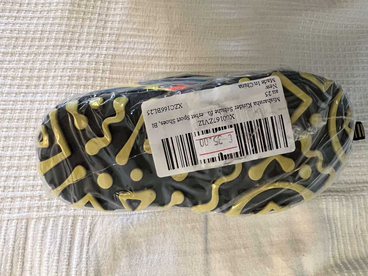 Sportschuhe Gr. 25 – blau/gelb – neu & originalverpackt – Bild 4