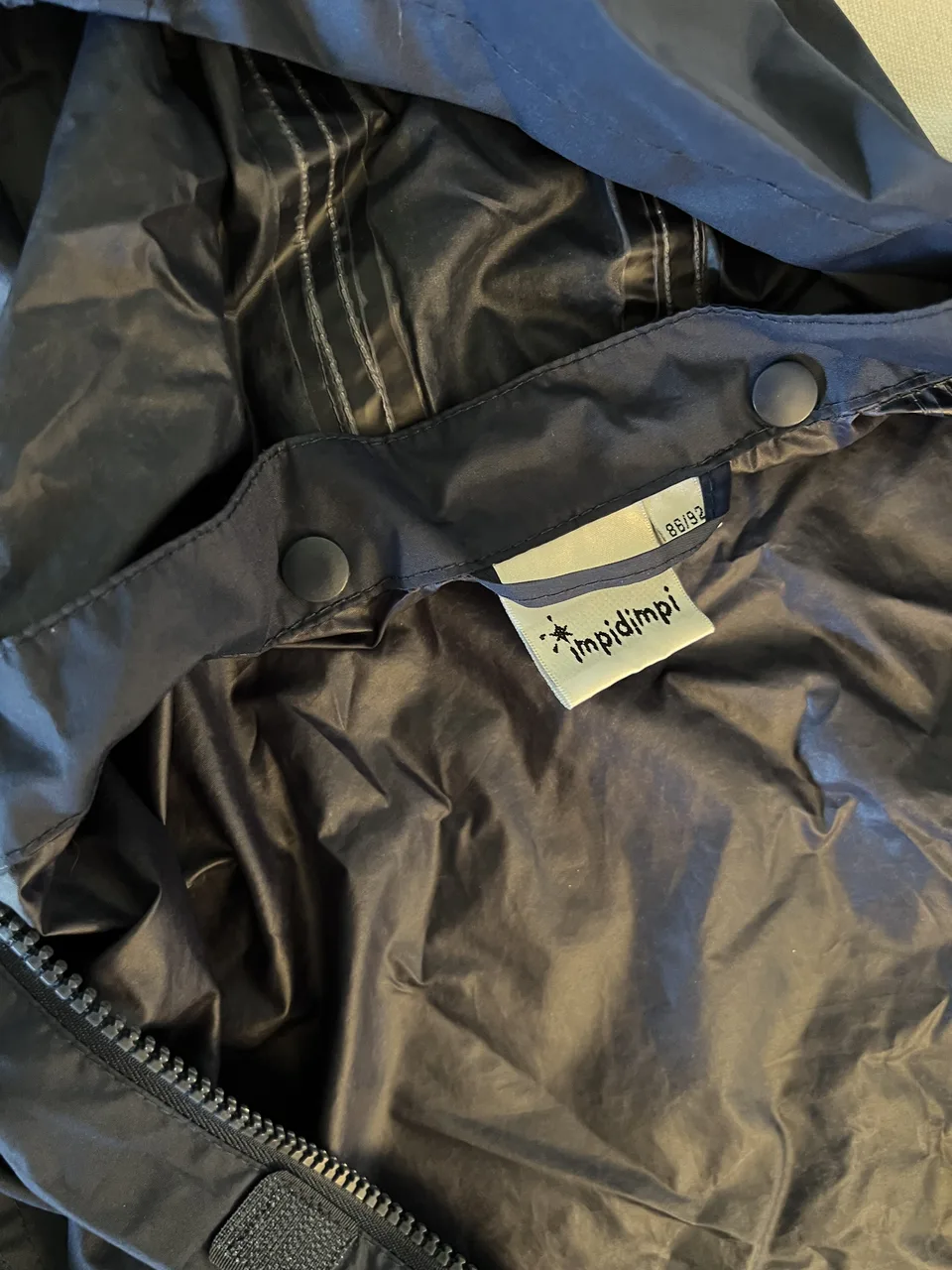 Impidimpi Regenjacke Gr. 86/92 – dunkelblau – Bild 2
