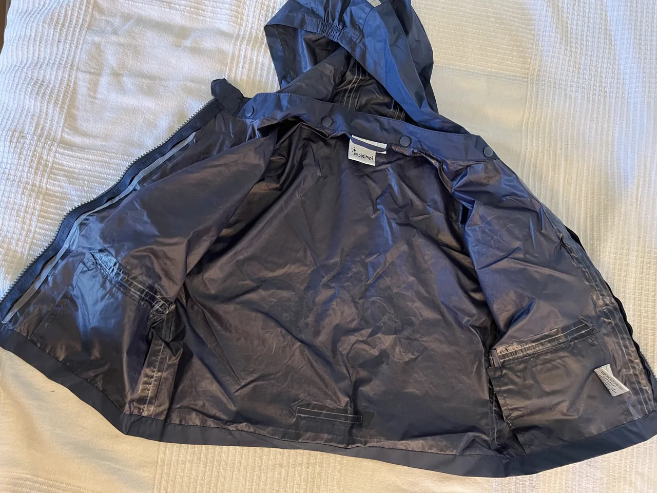 Impidimpi Regenjacke Gr. 86/92 – dunkelblau – Bild 3