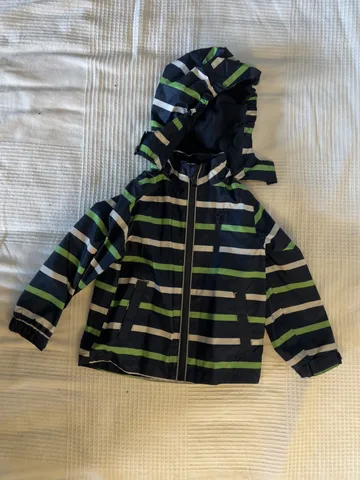 Pocopiano Regenjacke Gr. 86/92 – gestreift