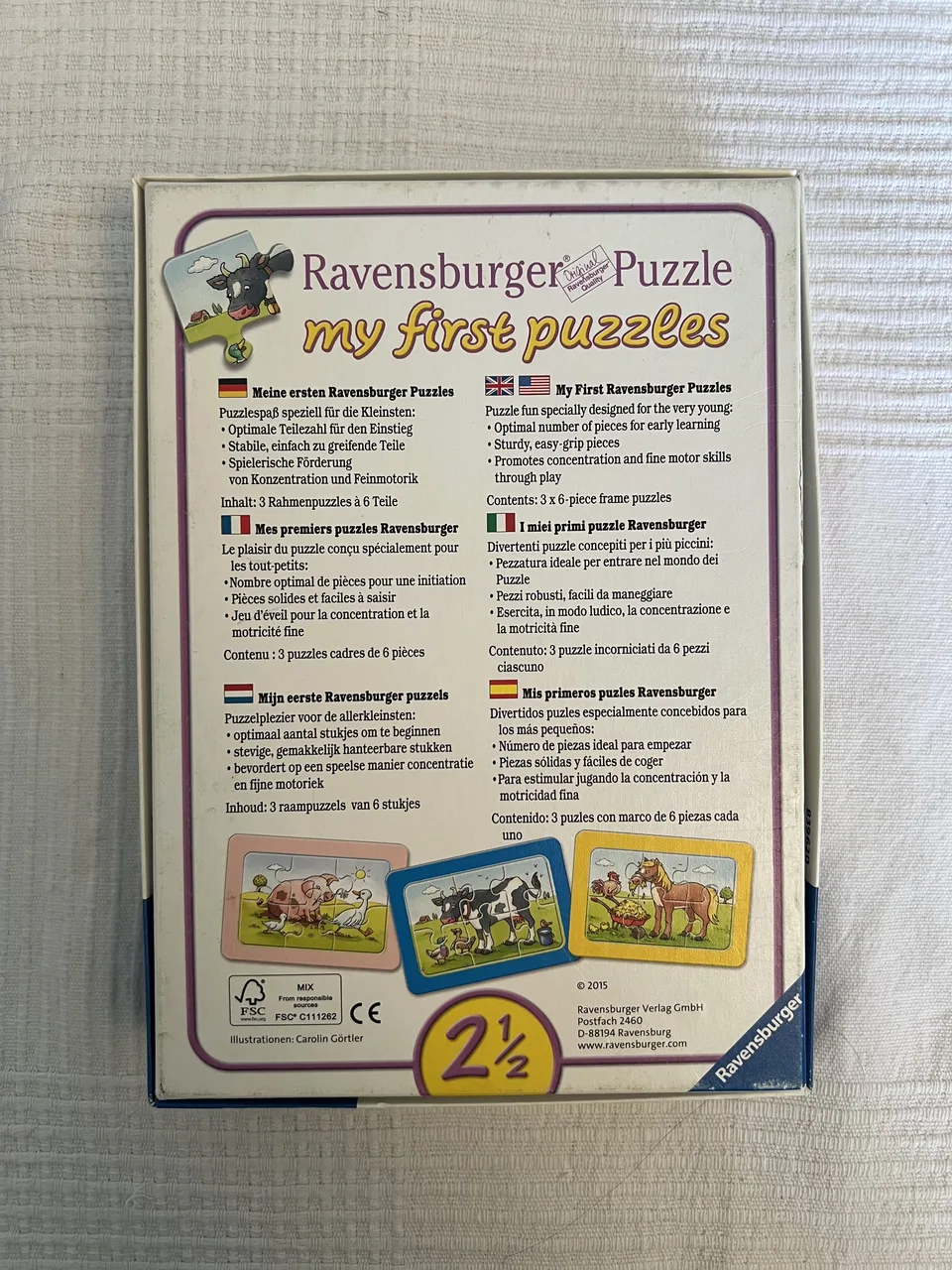 Ravensburger my first puzzles – Fahrzeuge – Bild 2