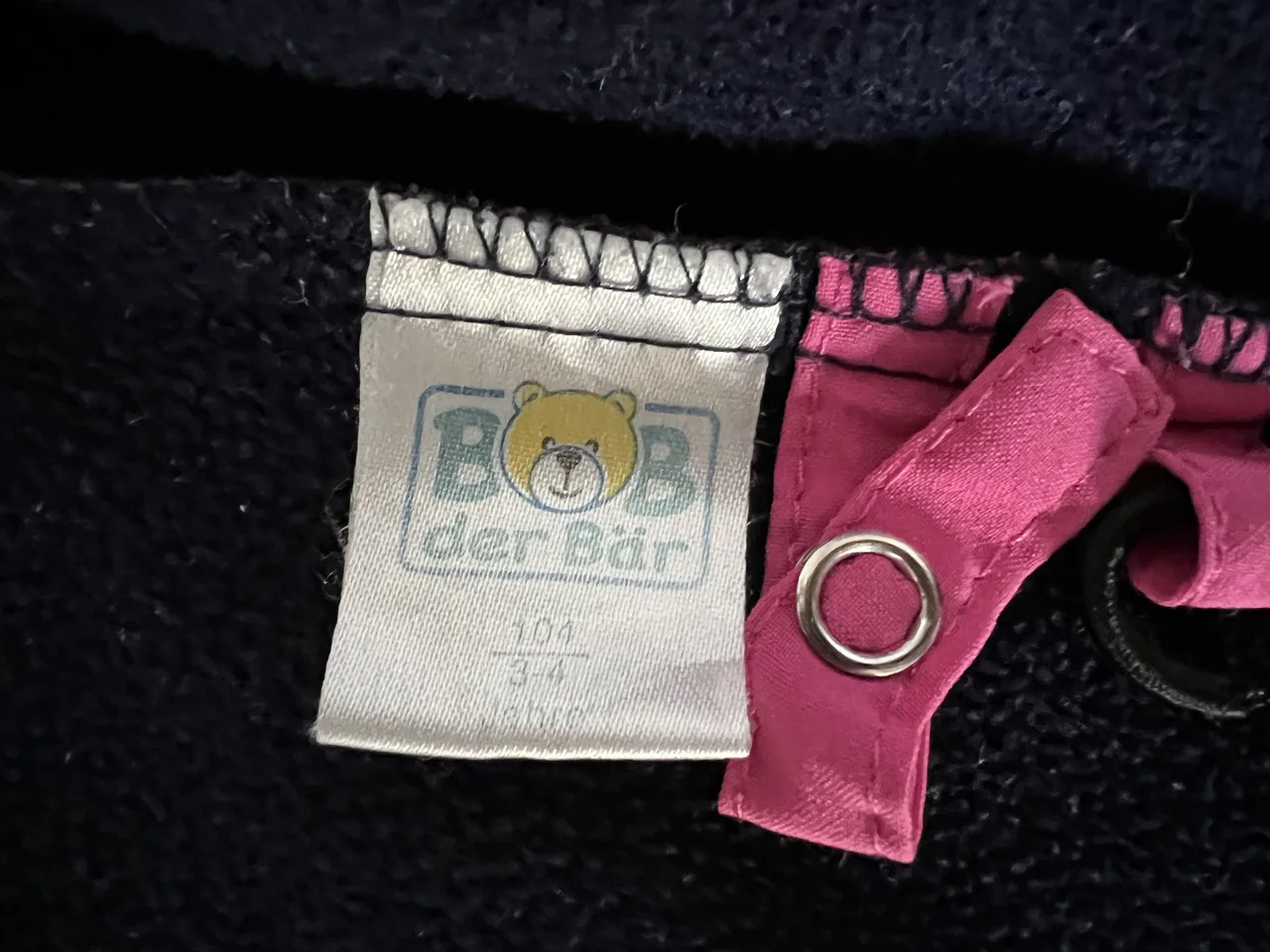 Pinke Softshelljacke, Gr. 104 – Bild 3