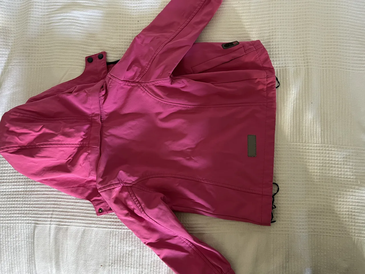 Pinke Softshelljacke, Gr. 104 – Bild 4